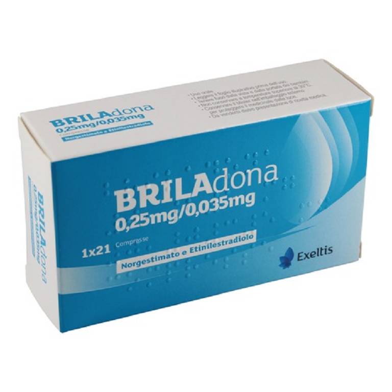 BRILADONA*21CPR 0,25MG+0,035MG