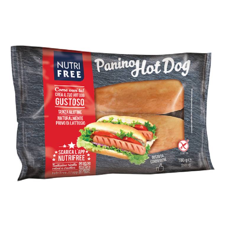NUTRIFREE PANINO HOT DOG 2X90G