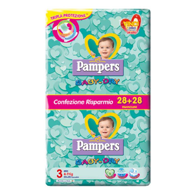 PAMPERS BD MIDI PD 56PZ