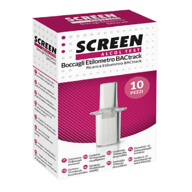 SCREEN ALCOL TEST BOCCAGLI10PZ